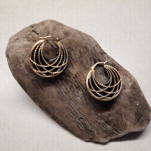 Italian Smoky Topaz Carved Stone wrapped in Solid 14K Gold
